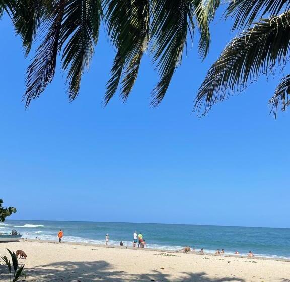 Panzió Hostal Estrellas Del Tayrona Playa Mendihuaca
