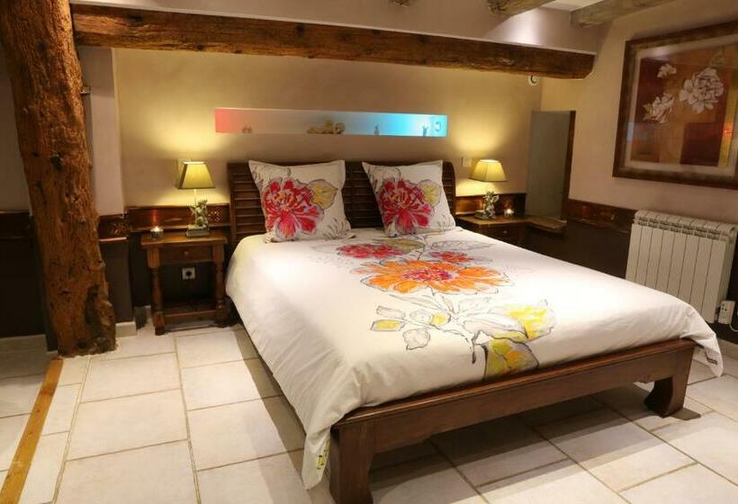 펜션 Chambres D Hôtes Le Repère Des Anges Et Spa