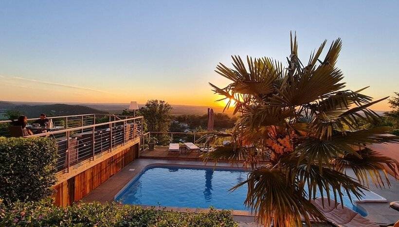 펜션 Chambres D Hôtes Le Repère Des Anges Et Spa