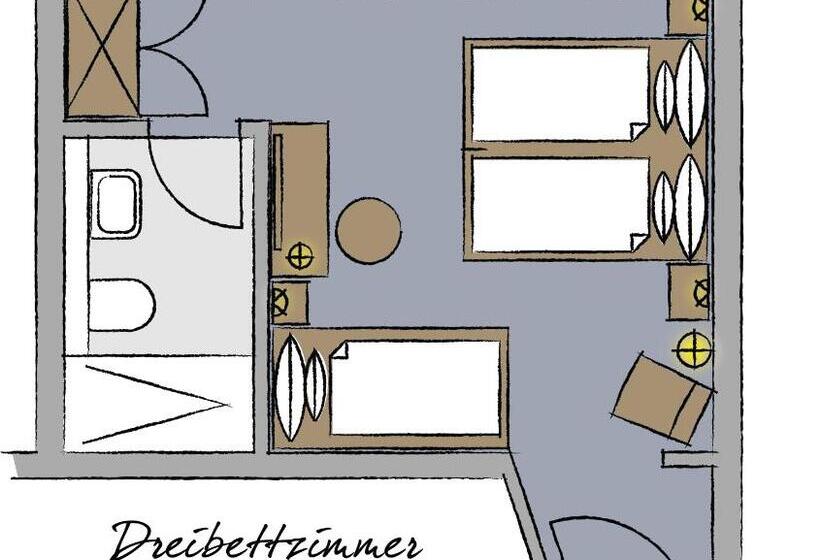 בית מלון כפרי Stadtrandzimmer