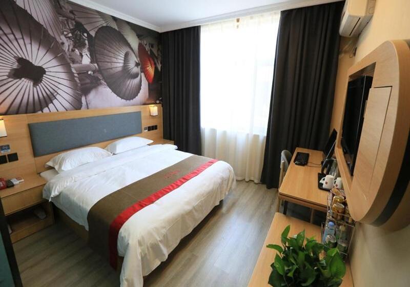 Thank Inn Chain Hotel Gansu Jiuquan Suzhou District Bell And Drum Tower