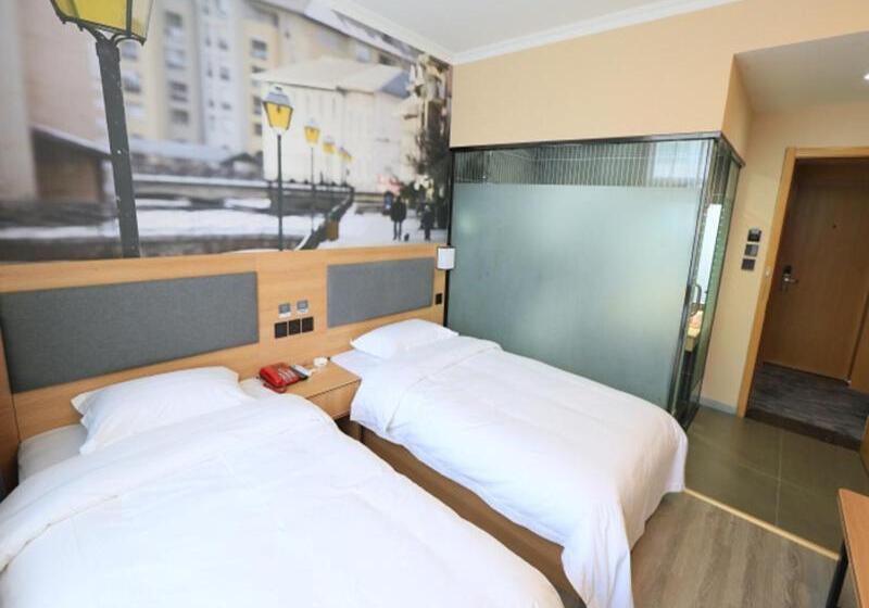 Thank Inn Chain Hotel Gansu Jiuquan Suzhou District Bell And Drum Tower