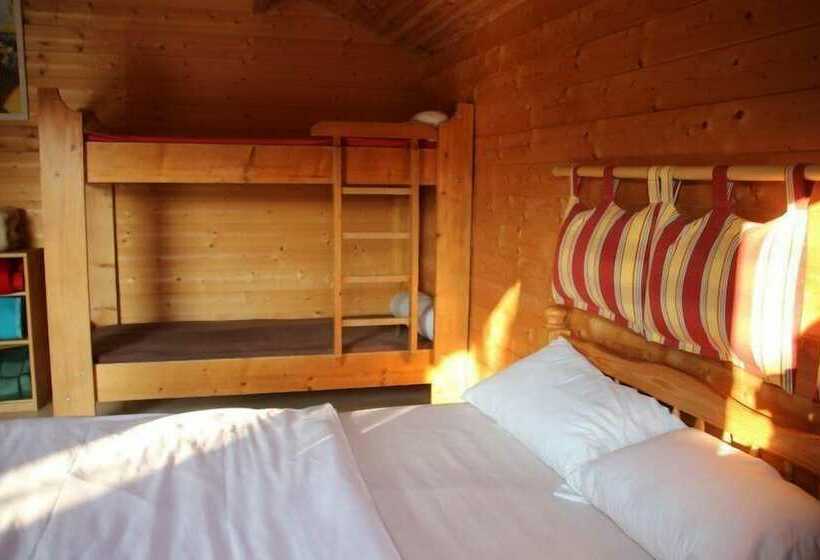 בית מלון כפרי Chalets Etape Du Camping Le Bivouac