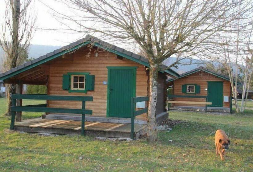 בית מלון כפרי Chalets Etape Du Camping Le Bivouac