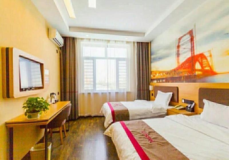 בית מלון כפרי Thank Inn Chain Inner Mongolia Huhhot New District Exhibition Hall East Road Happiness Community