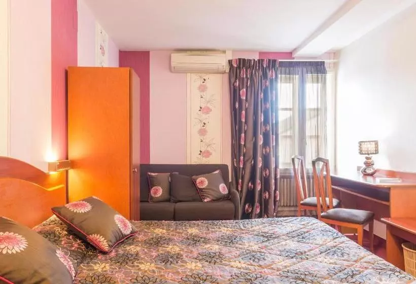 호텔 Logis Hôtel Les Platanes