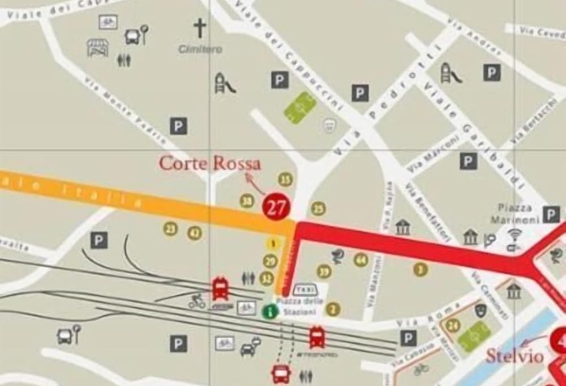 Пансион Bed & Rooms , Apartments Corte Rossa