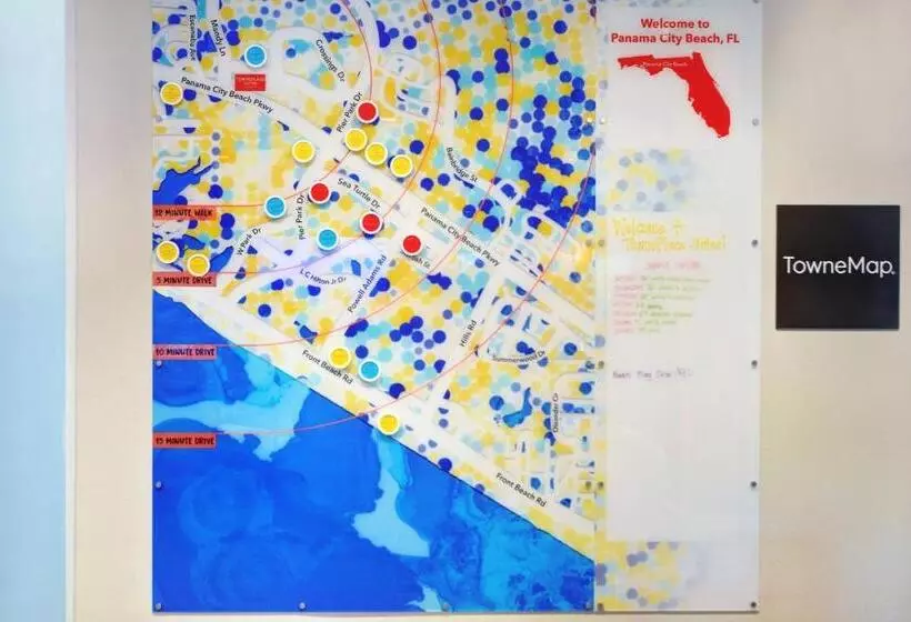 Hotelli Towneplace Suites By Marriott Panama City Beach Pier Park