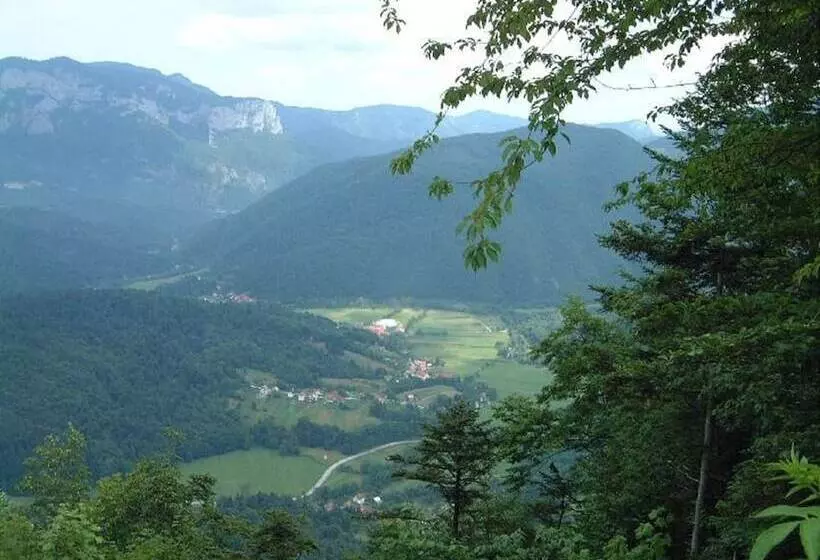 Traditional Wooden House By The River