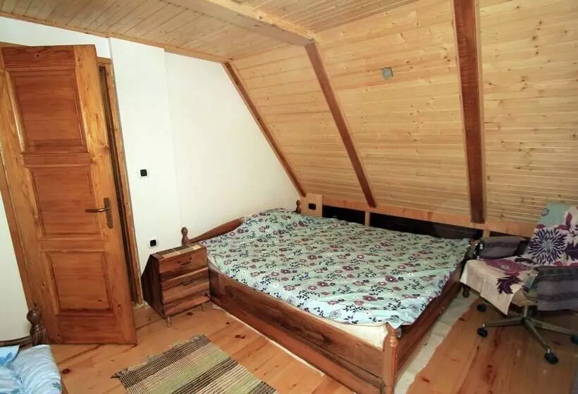 Traditional Wooden House By The River