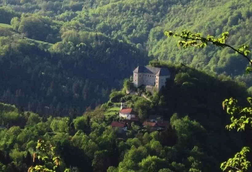 Traditional Wooden House By The River