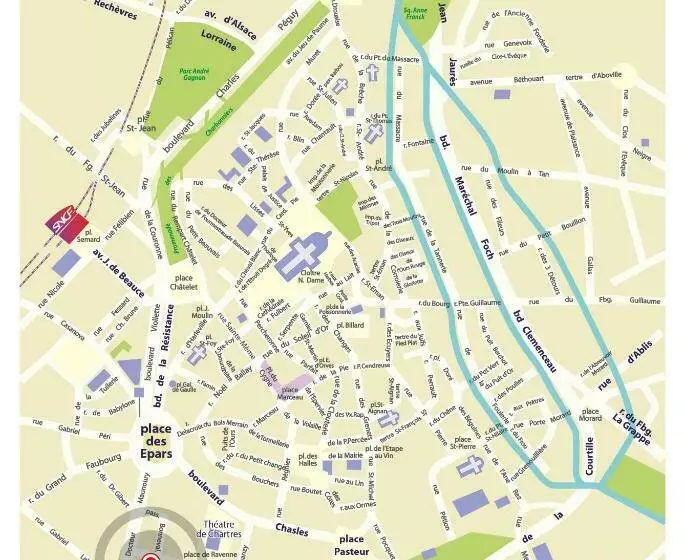 Aamiaismajoitus (B&B) Le Jardin Cathedrale