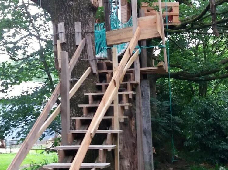 בית מלון כפרי Cabane Dans Les Arbres   Le Nid Dans Le Chêne