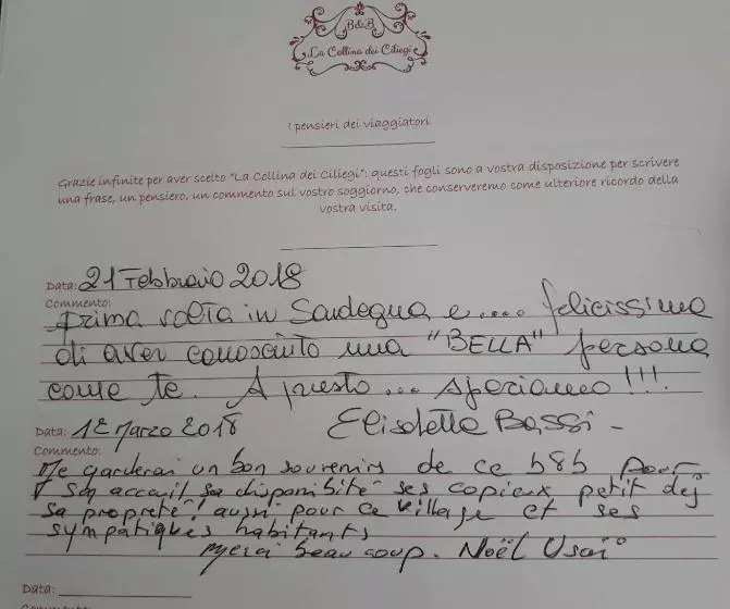 ベッドアンドブレックファースト La Collina Dei Ciliegi