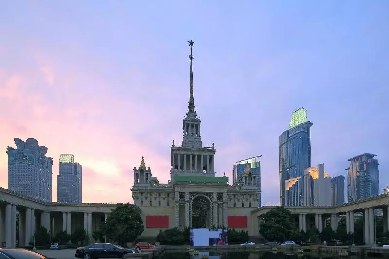 هتل Greentree Alliance Shanghai Minhang District Hongqiao Hub Huanghua Road