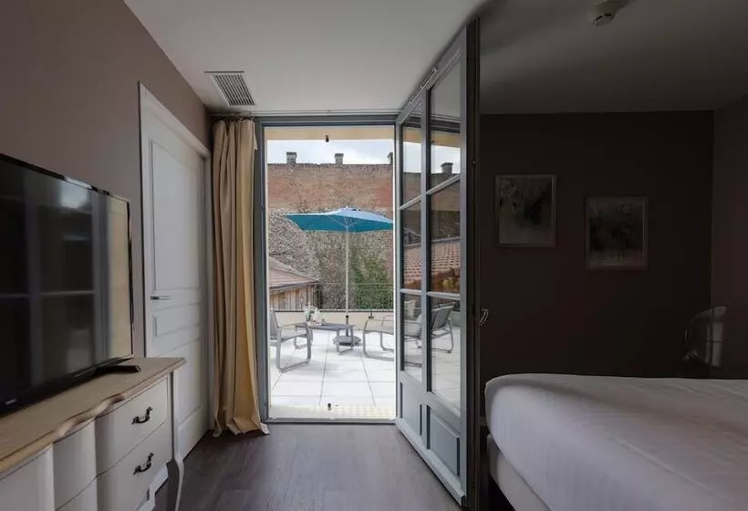 ホテル Hôtel Restaurant Des Augustins   Climatisation