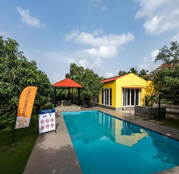 Пансион Saffronstays Casa Manga, Karjat   Pet Friendly Pool Villa Near Nd S Film World And Saltt