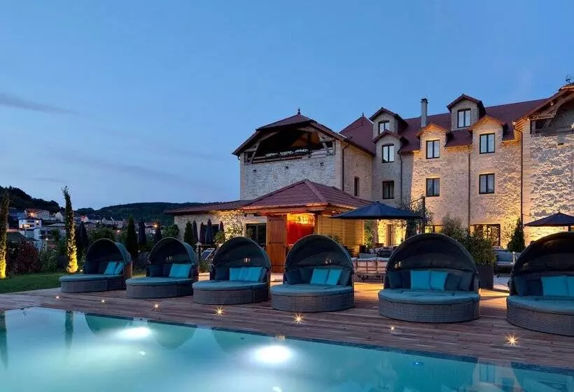 Hotelli Domaine De La Klauss & Spa, Restaurant Gastronomique Le K