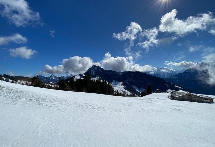 فندق صغير Berggasthaus Rigi Burggeist