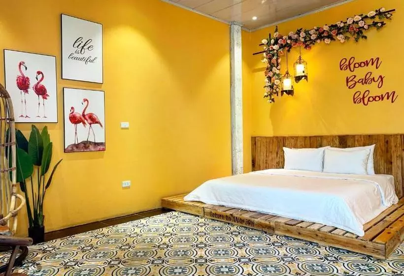 تختخواب و صبحانه ầu ơ  A Retro Homestay By Sky Garden Tamdao