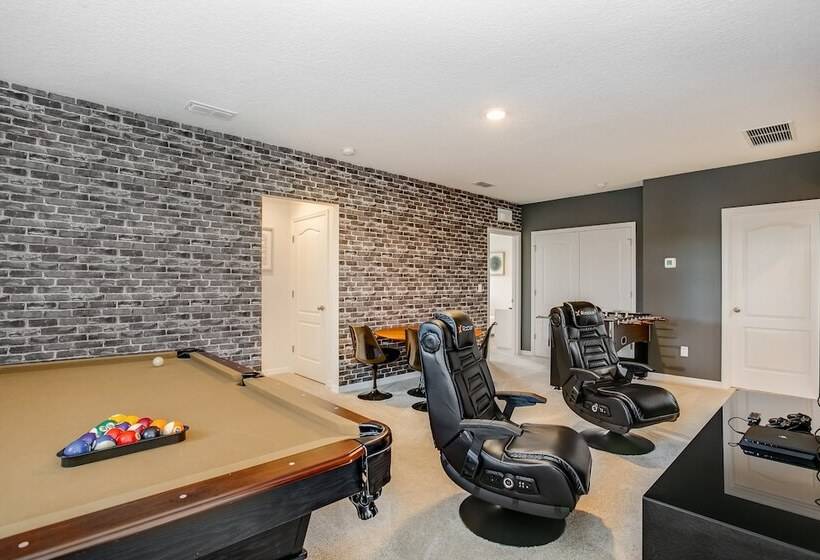 6bed 4ba Villa Game Room Pool Spa