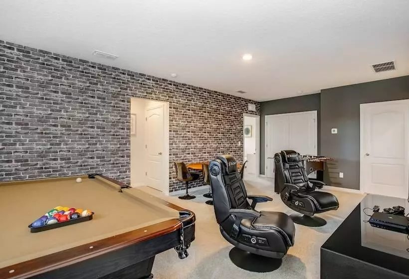 6bed 4ba Villa Game Room Pool Spa