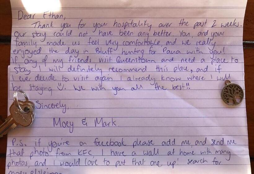 Bed and Breakfast Visitor Room Self Check In