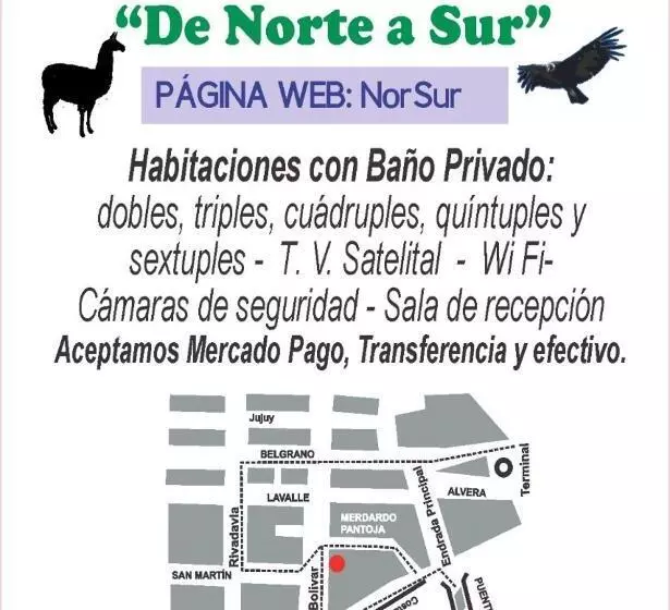 هتل Hospedaje De Norte A Sur
