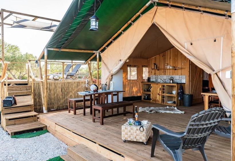 Safari Tent With Private Pool In Albufeira