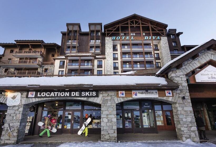 בית מלון כפרי Hôtel Tignes Le Diva
