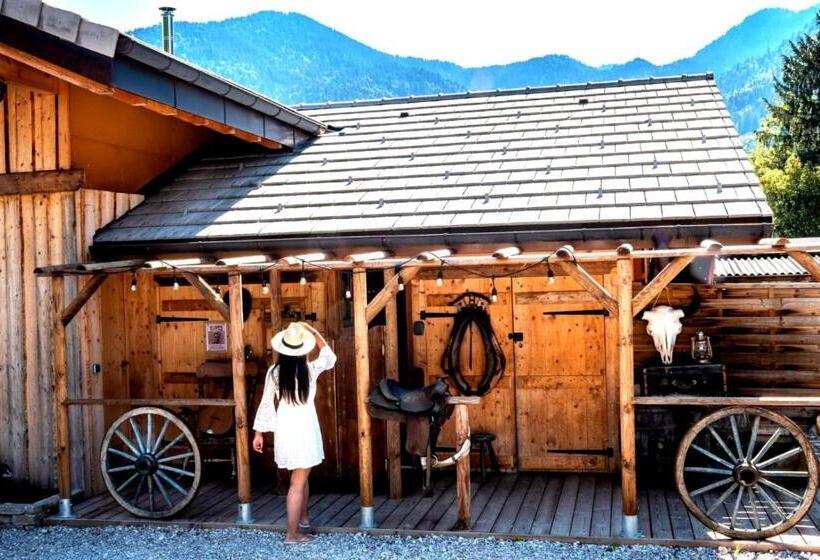 펜션 Chalet Saloon Avec Spa Privatif En Illimité