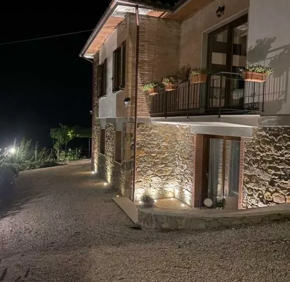 ペンション Podere Belsogno Miniappartamento Roseto