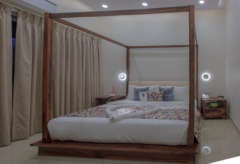 ホテル Rosastays North Goa Rosa Kuber Mandovi