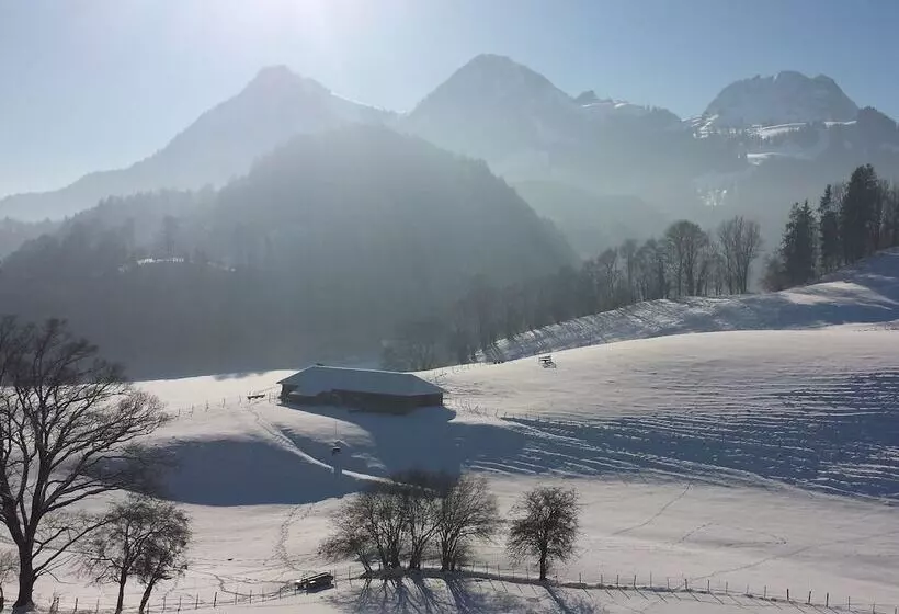 Hotelli Au Soleil De Gruyères Chez Chantal