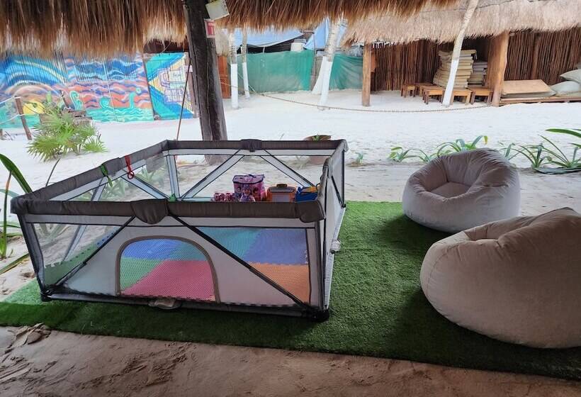 בית מלון כפרי Playa Las Palmas Glamping Tulum
