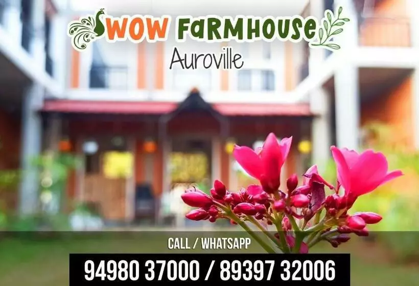ホテル Wow Farm House & Resort Near Pondicherry