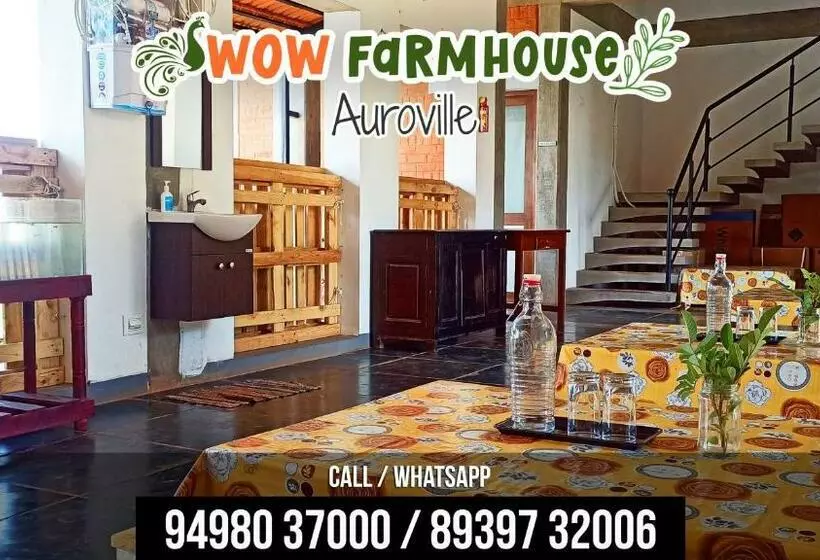ホテル Wow Farm House & Resort Near Pondicherry