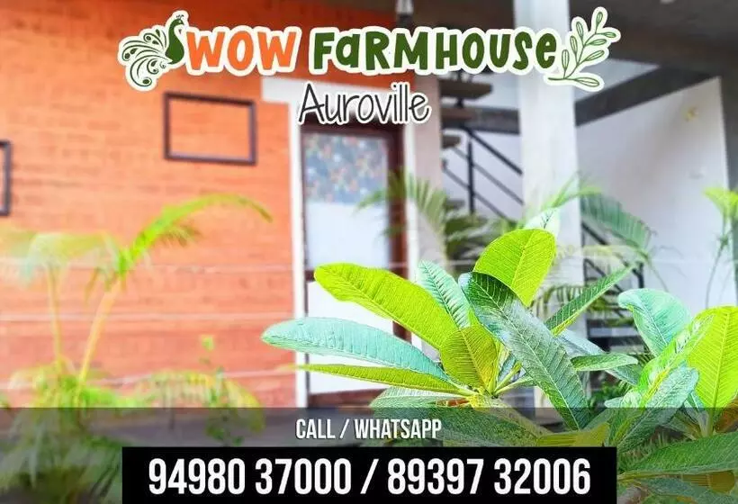 ホテル Wow Farm House & Resort Near Pondicherry