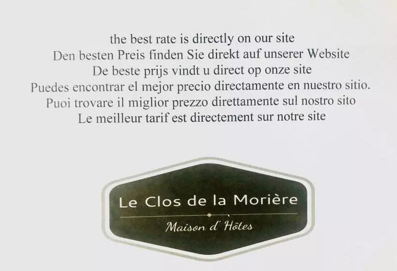 ペンション Le Clos De La Morière