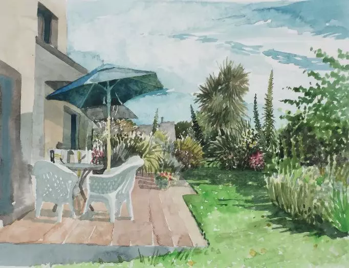 Aamiaismajoitus (B&B) Chambre Dans Maison Fleurie Et Calme