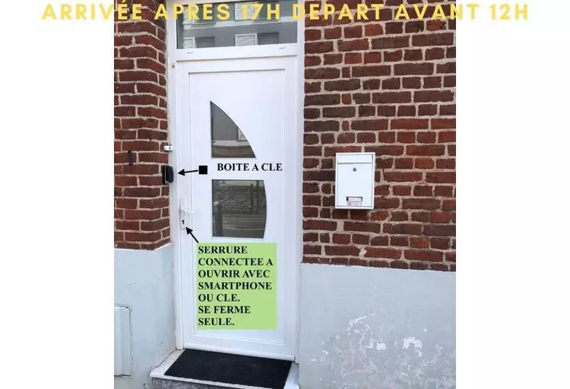 ペンション Coliving Tout Confort  Loos Les Lille Maison Partagee 7 Chambres 5 Sdb 6wc Loos Les Lille