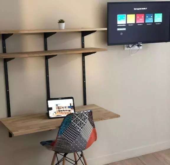 ペンション Coliving Tout Confort  Loos Les Lille Maison Partagee 7 Chambres 5 Sdb 6wc Loos Les Lille