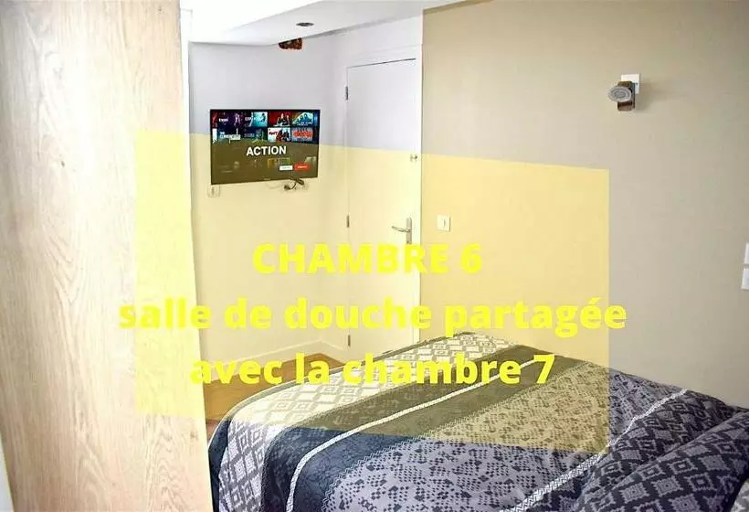 ペンション Coliving Tout Confort  Loos Les Lille Maison Partagee 7 Chambres 5 Sdb 6wc Loos Les Lille