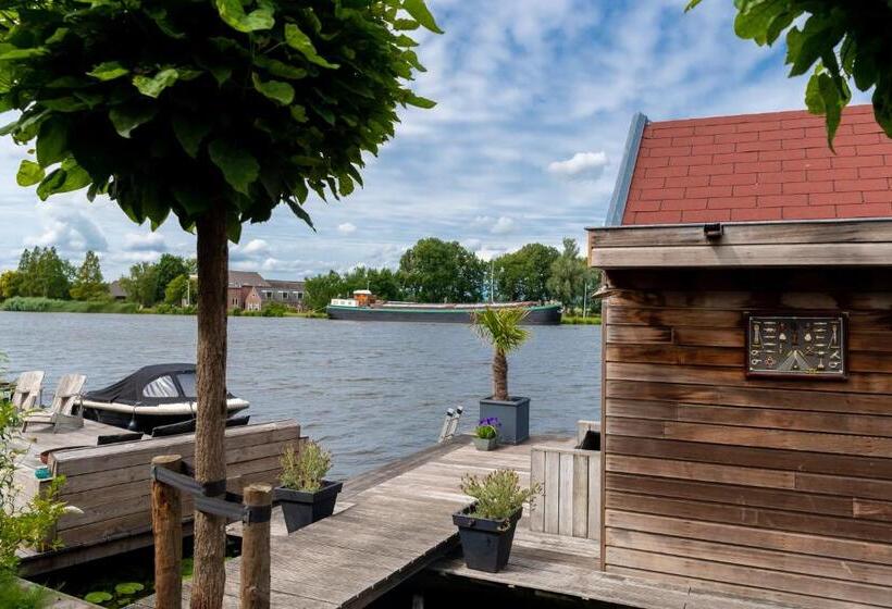 ベッドアンドブレックファースト Aangenaam Op De Rijn, Woonboot, Inclusief Privé Sauna