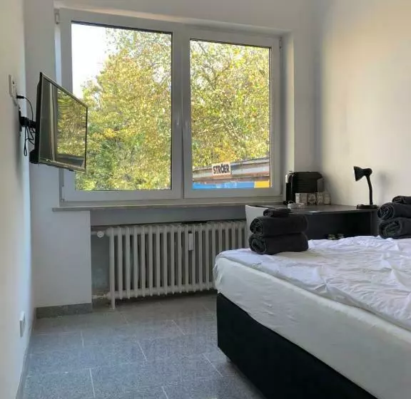 Kapselihotelli Geroweiher Doppelbettzimmer Mönchengladbach Stadtmitte