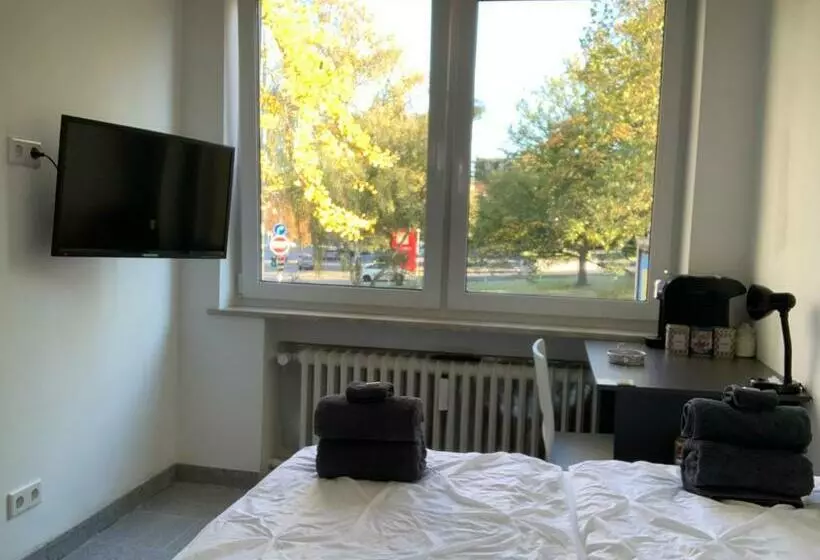 Kapselihotelli Geroweiher Doppelbettzimmer Mönchengladbach Stadtmitte
