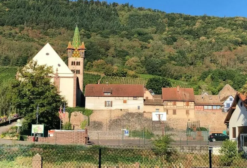 Aamiaismajoitus (B&B) Chambre Spacieuse Dans Joli Village Alsacien