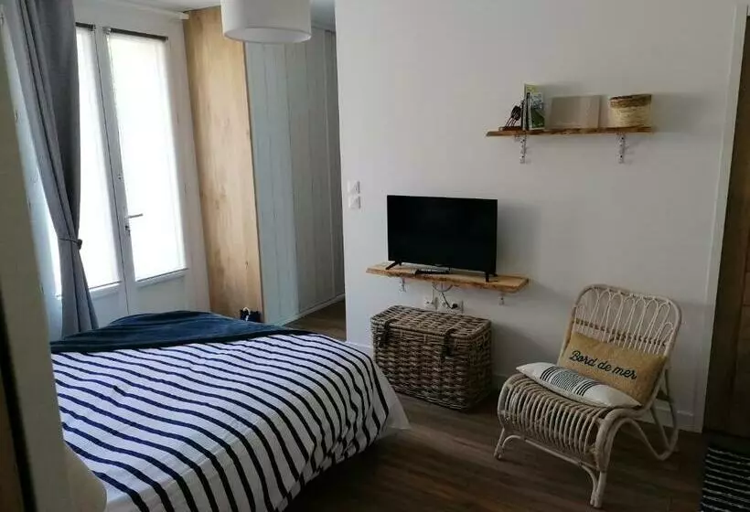 Aamiaismajoitus (B&B) Chambre Studio Les Deux Vagues