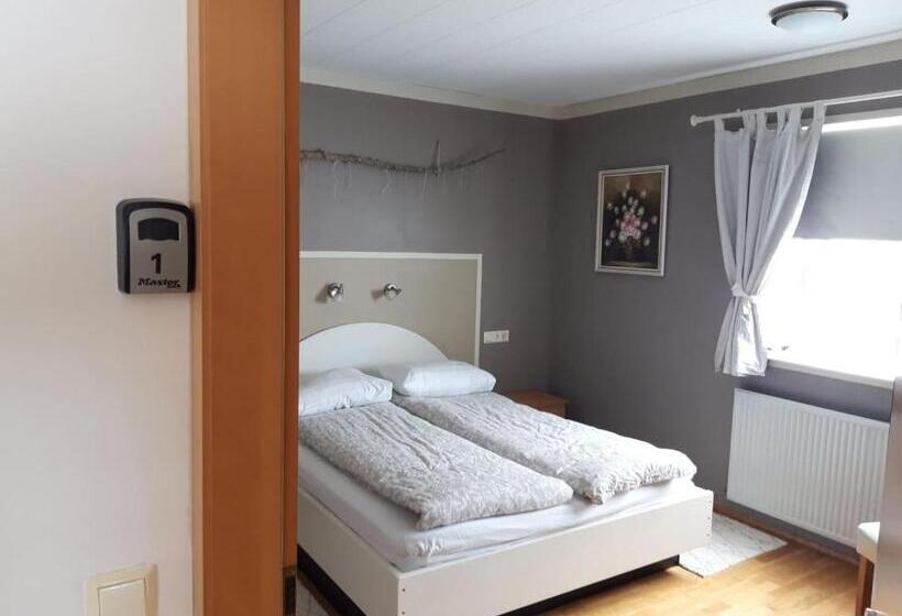 پانسیون Stóri Bakki Guesthouse With Hot Tub