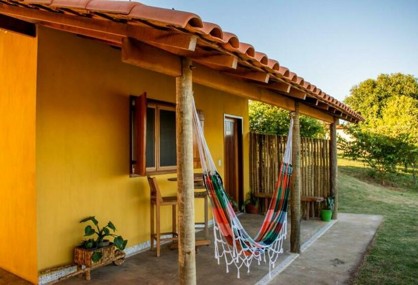 פנסיון Refúgio Pé Da Serra   Chalés